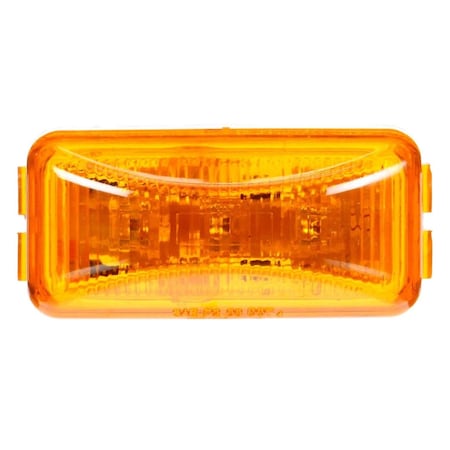 Truck-Lite Signal-Stat, Led, Yellow Rectangular, 3 Diode, Marker Clearance Light, P2, Pl-10, 12V 1560A